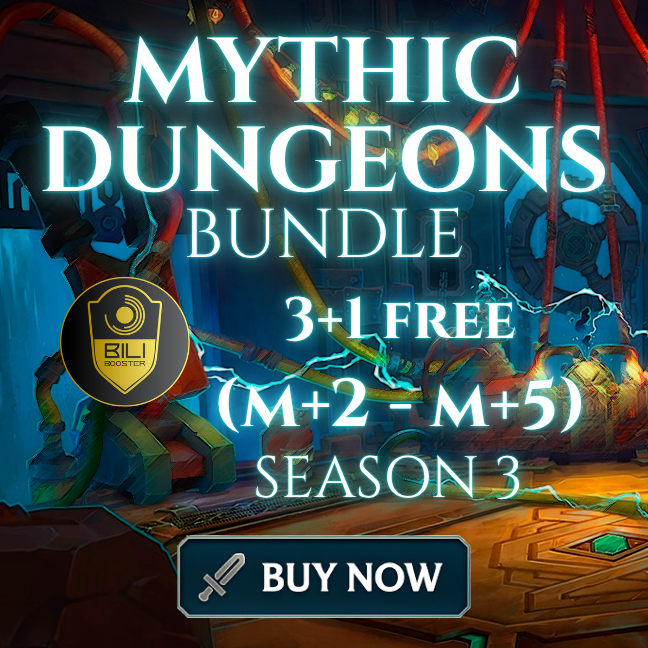 Mythic BUNDLE 3+1 FREE (M+2 - M+5) Season 3